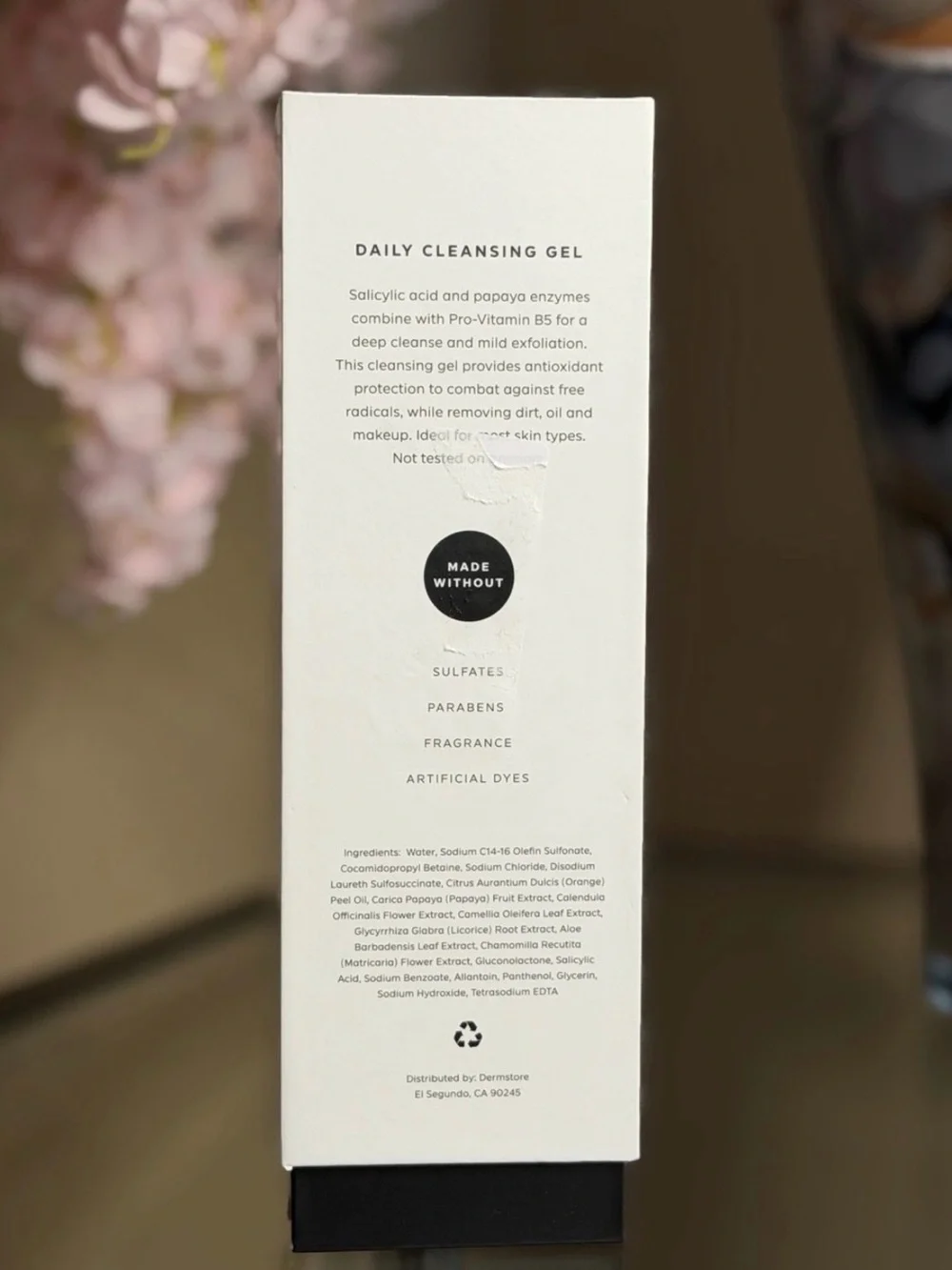 DERMSTORE Daily Cleansing Gel -Full size NWB 4.85 Fl oz